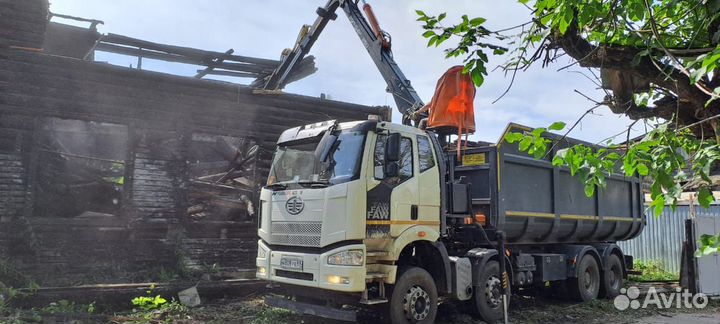 Снос зданий, разбор домов, вывоз мусора