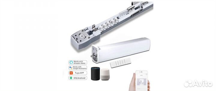 Электрокарниз, умные шторы