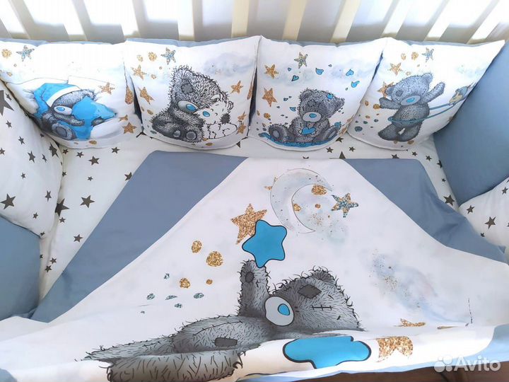 Бортики в детскую кроватку