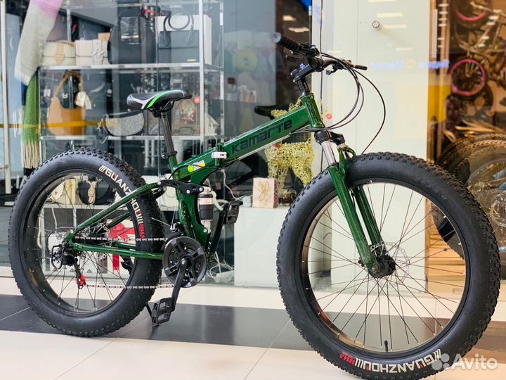 Велосипед фэтбайк складной