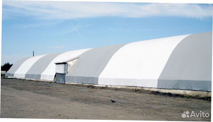 Ремонт тентовых ангаров