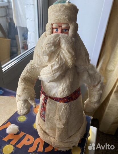 Ватный дед мороз СССР