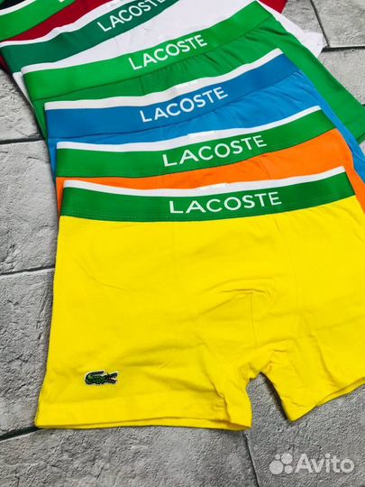 Мужские трусы Lacoste хлопковые