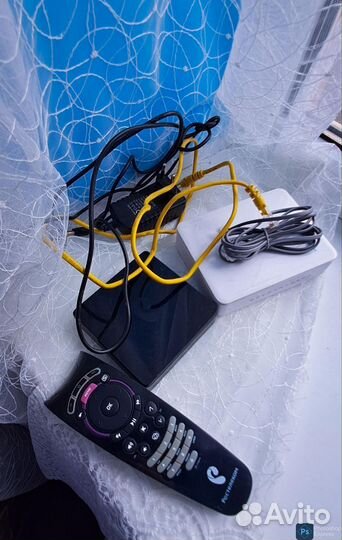 Тв Приставка Ростелеком и Роутер с wi fi