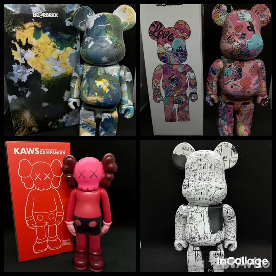 Робот Игрушка мишка bearbrick 28 см