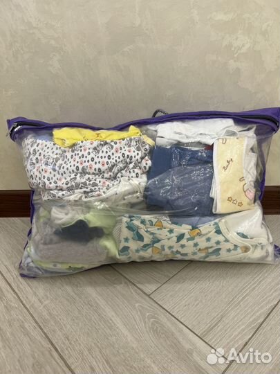 Вещи и носки пакетом на мальчика от 0 -74