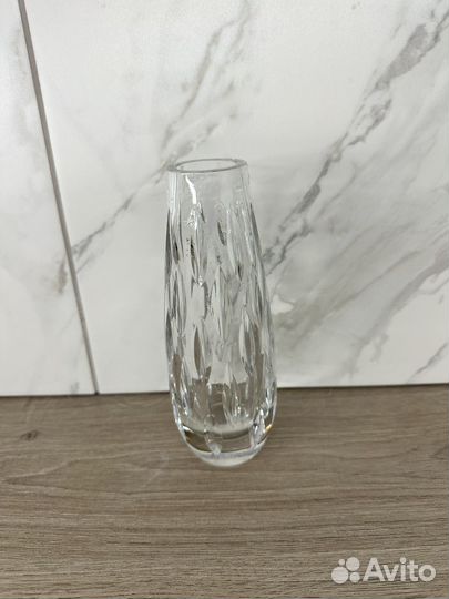 Хрустальная ваза капелька