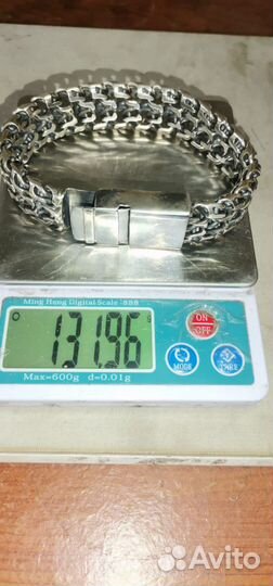 Серебряный браслет мужской