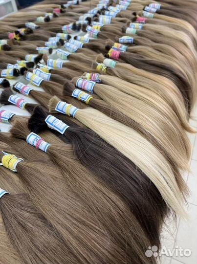 Детские натуральные волосы любой длины