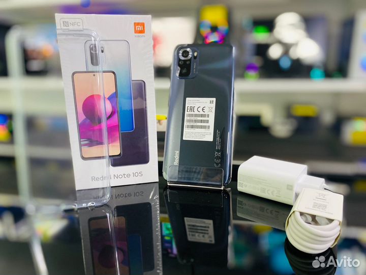 Новый Xiaomi Redmi Note 10S 6+64/Amoled/64Mp/NFC