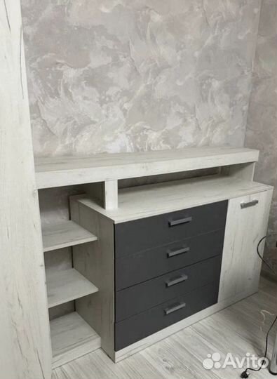 Гостиная Норд (2 вариант)ниша тв 1,6м 