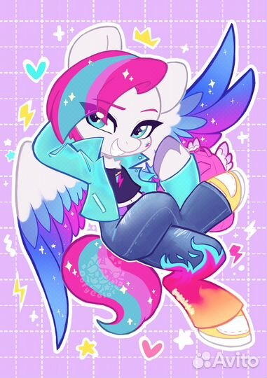 Наклейки My little pony 5 поколение