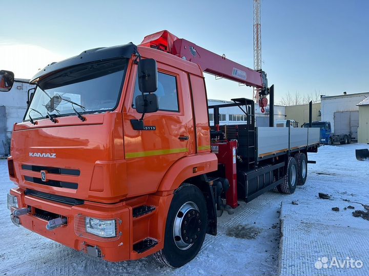 КАМАЗ 65115-3094-48 с КМУ, 2024