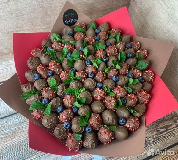 VIP Букеты Клубника в шоколаде с доставкой