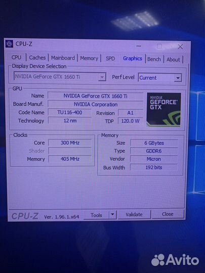 Видеокарта Palit GTX 1660ti 6Gb DDR6