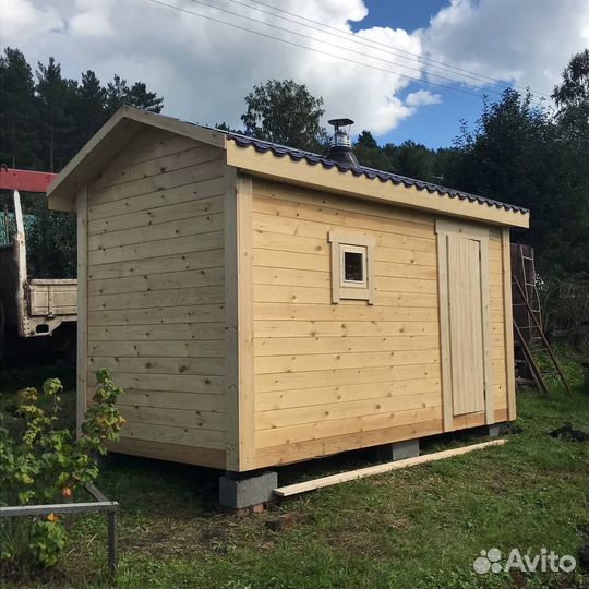 Баня с печью под ключ