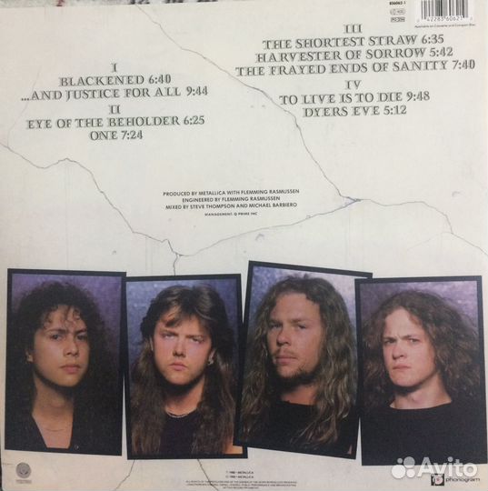Metallica And justice for all