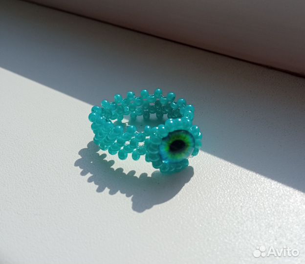 Кольцо из бисера