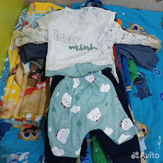 Детские вещи пакетом для мальчика 68-80