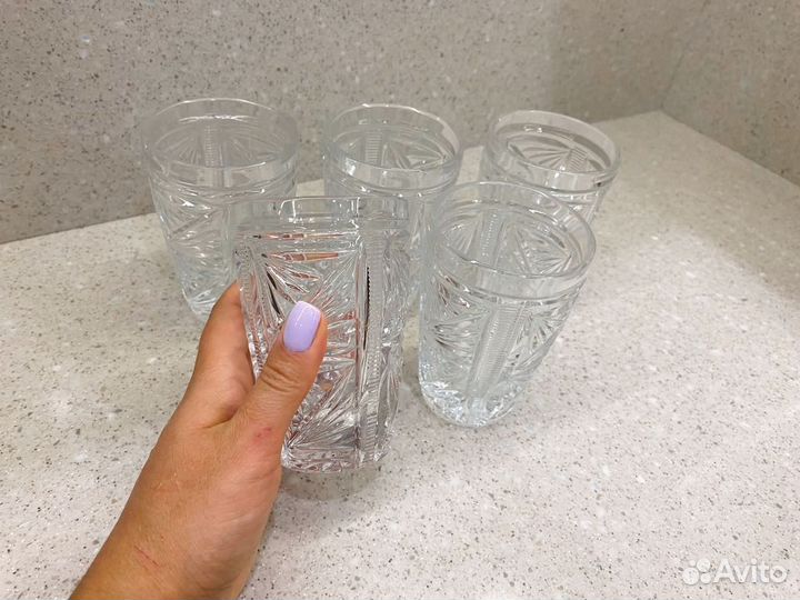 Хрустальные стаканы СССР