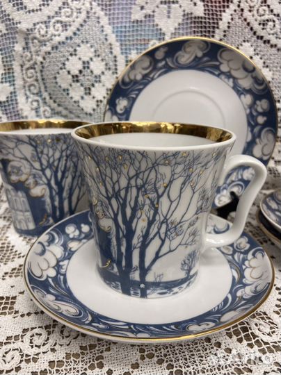 Чашка с блюдцем лфз