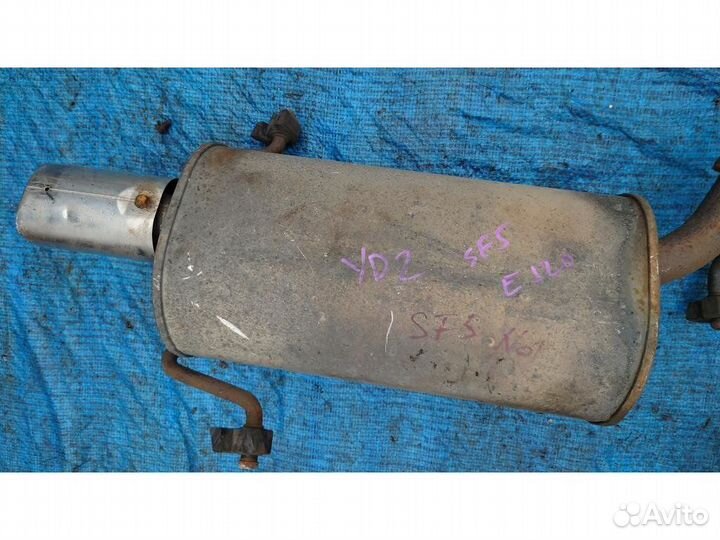 Бочка глушителя subaru forester SF5 EJ20