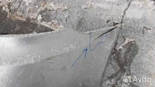 Бампер задний mercedes benz M-class W164 (GAD17HG0