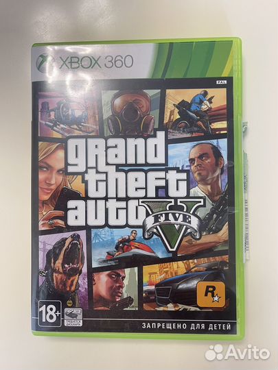 Игра для приставки xbox 360 GTA 5