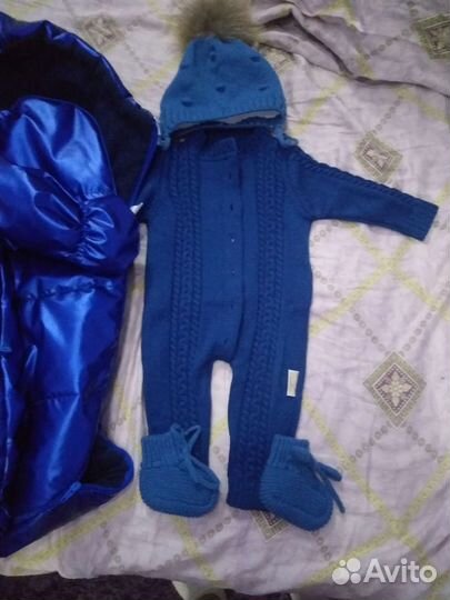 Конверт на выписку для мальчика зима