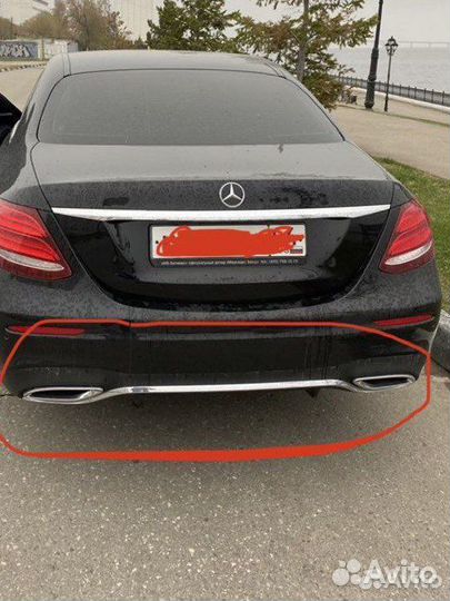 Диффузор с насадками оригинал w213 амг пакет 2018