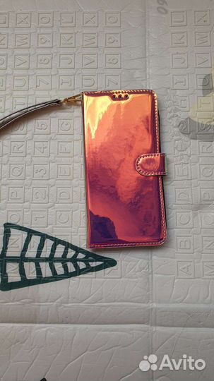 Чехол книжка на samsung s10 plus новый