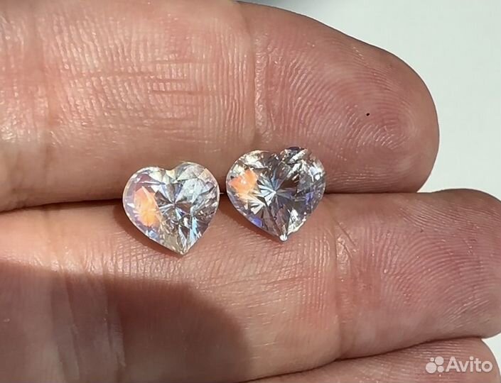 Пара радужных лунных камней 5,03 карат