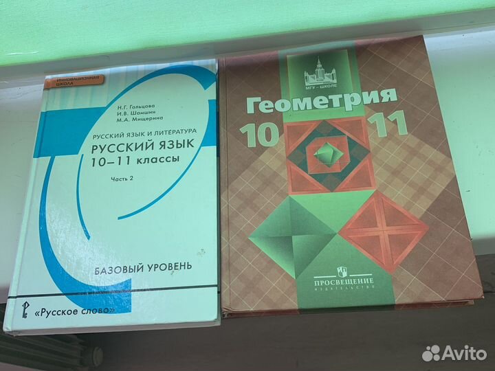 Геометрия и русский язык 10-11 класс