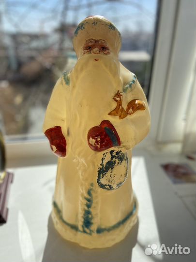 Дед мороз СССР плассмассовый