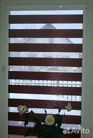 Рулонные шторы день ночь зебра