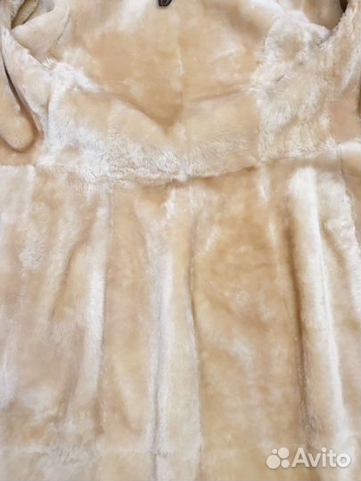 Кожаная дубленка