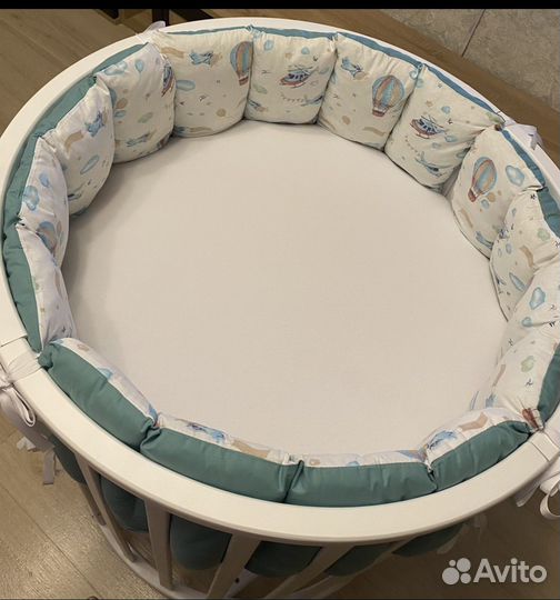 Кроватка - трансформер круглая