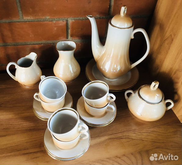 Кофейный сервиз фарфор СССР