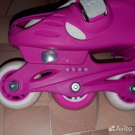 Роликовые коньки детские раздвижные