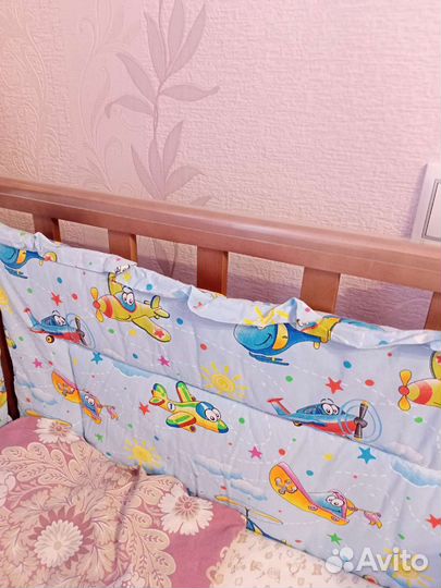 Бортики в детскую кроватку