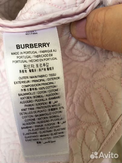 Burberry куртка стеганная для девочки