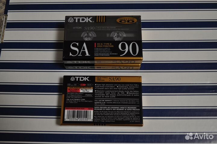 Аудиокассеты новые запечатанные, TDK Chrome