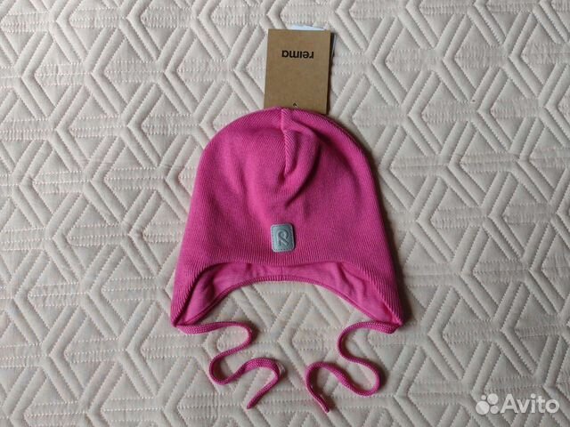 Новая весенняя шапка 48 Reima девочки фуксия