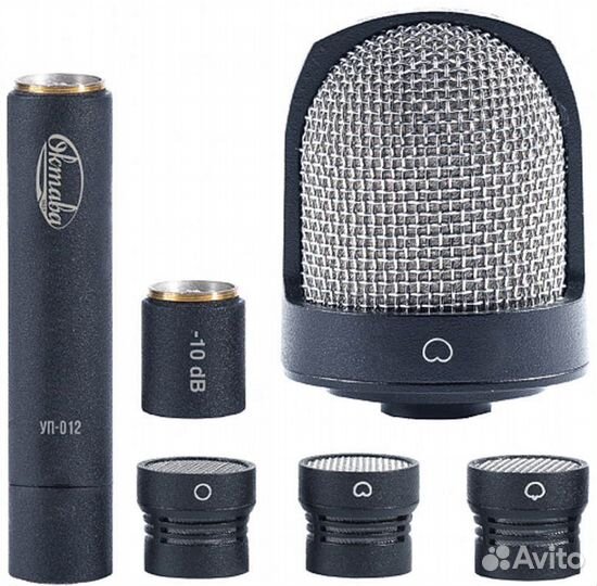 Микрофон Октава мк-012-10 (черный, в деревянном фу