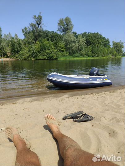 Надувная лодка Solar 310 и мотор 10 (15 лс)