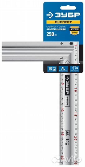 Столярный угольник (34392-25) зубр 250 мм