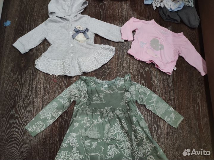 Пакет одежды для девочки 62-74