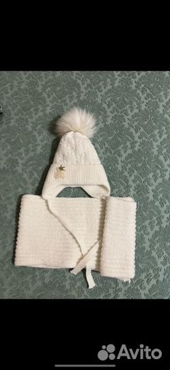 Комплект шапка и снуд зима