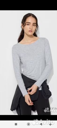 Uniqlo лонгслив Air ism с биркой