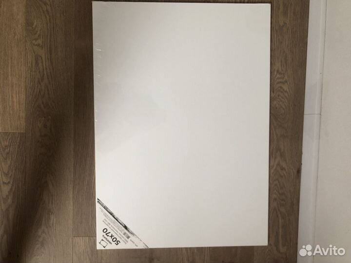 Белый холст 50х70